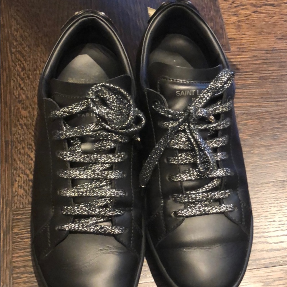 Saint Laurent lip sneakers